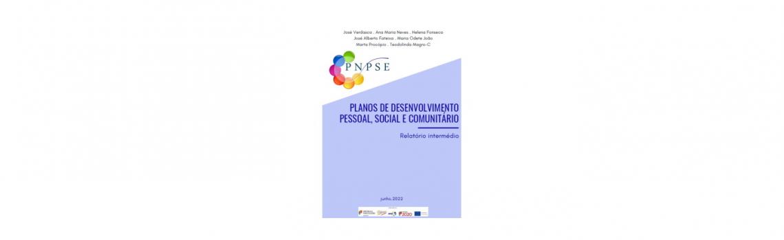 Planos de Desenvolvimento Pessoal, Social e Comunitário - Relatório intermédio
